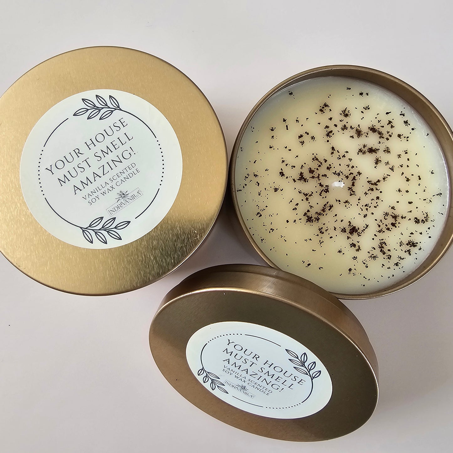 Vanilla Candle "Your House Must Smell Amazing"