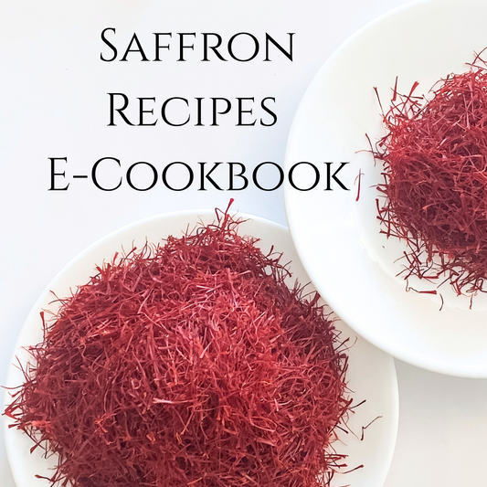 Saffron Recipes E-Cookbook, Digital Download