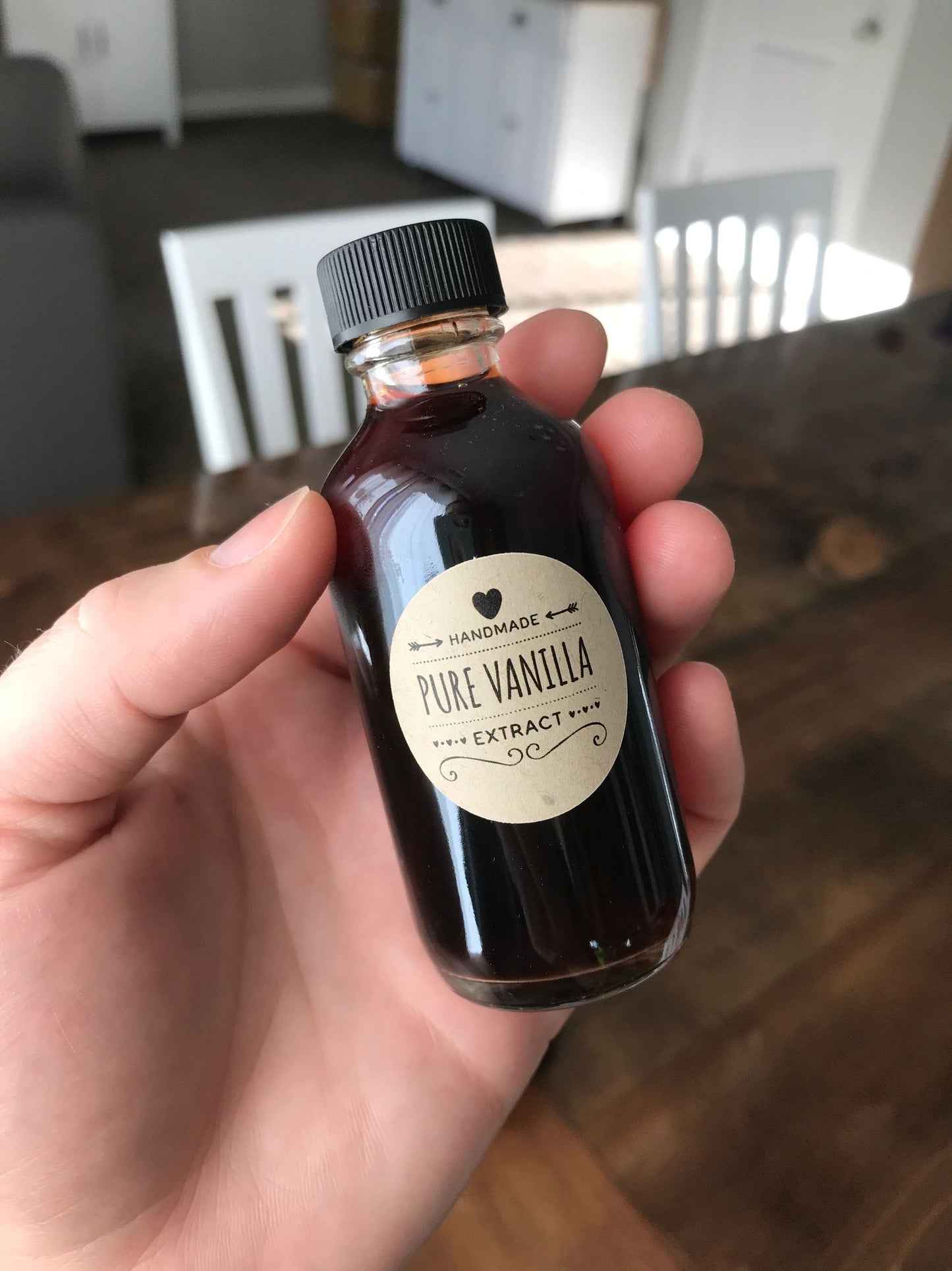 "Handmade Vanilla Extract" Printed Labels