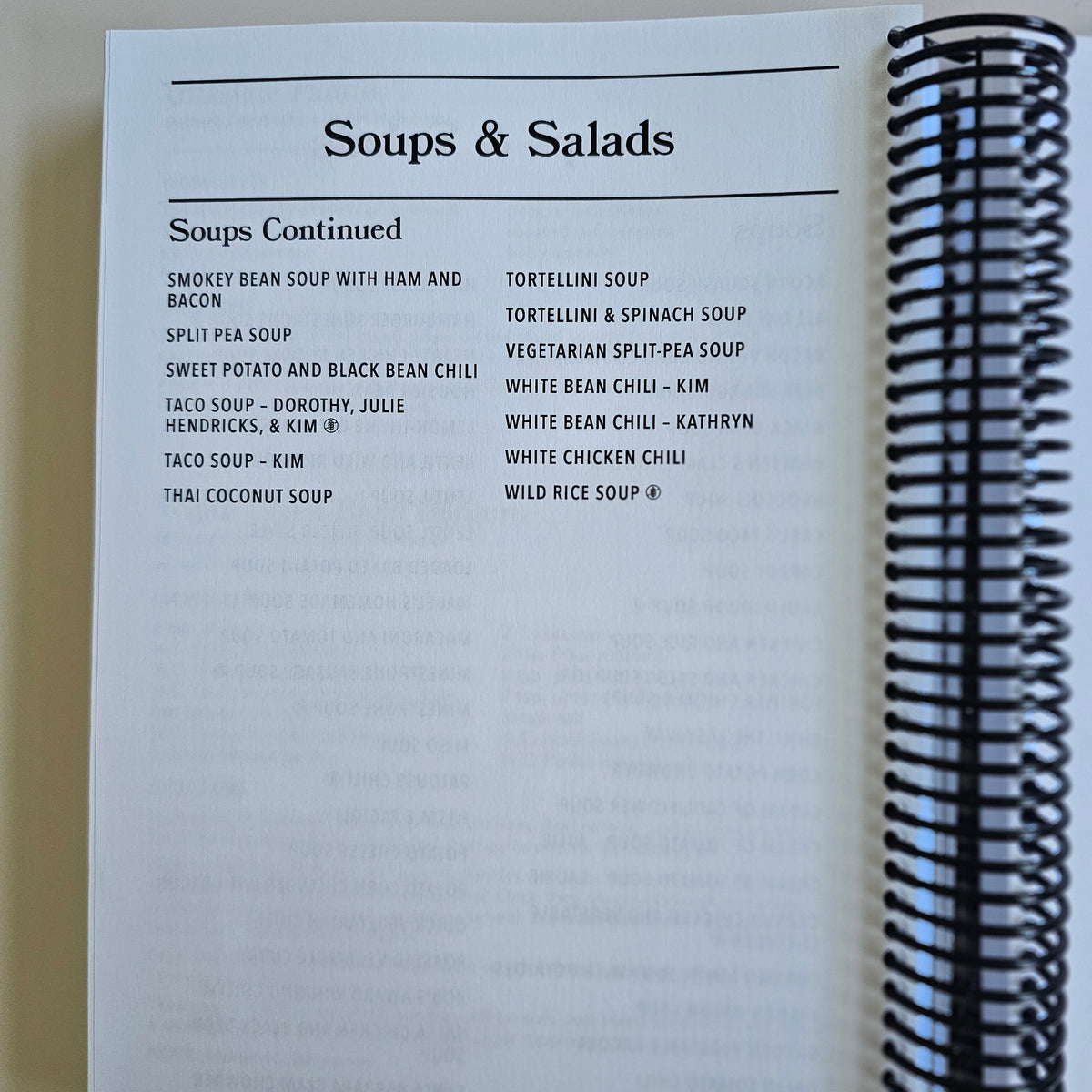 Hendricks Family Cookbook, 2025 Edition