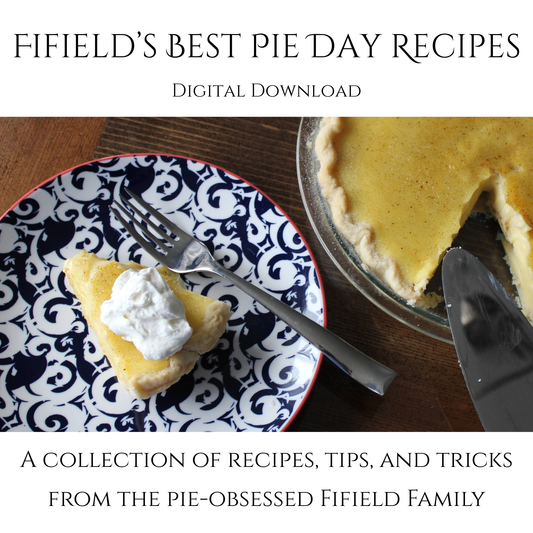 Fifield's Best Pie Day Recipes, E-Cookbook, Digital Download