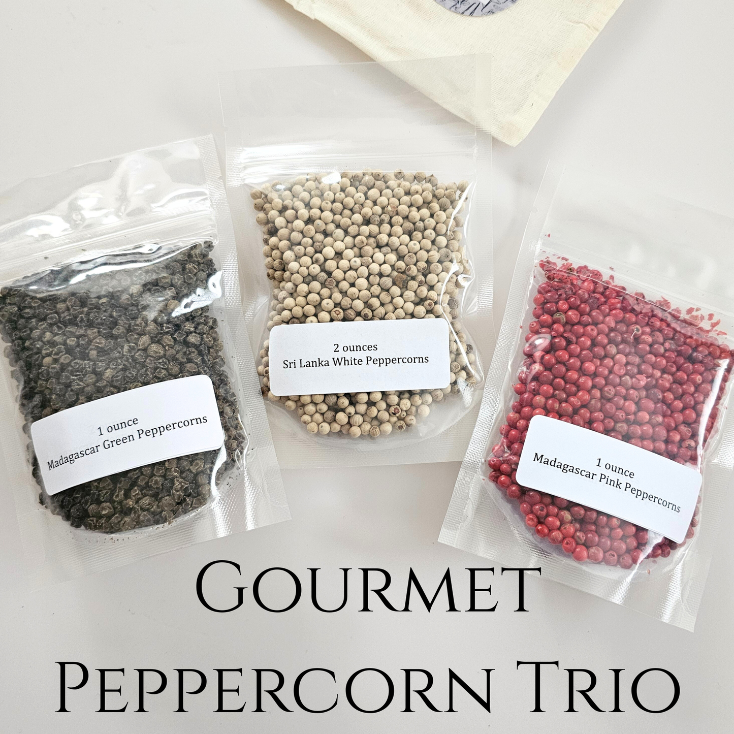 Gourmet Peppercorn Trio