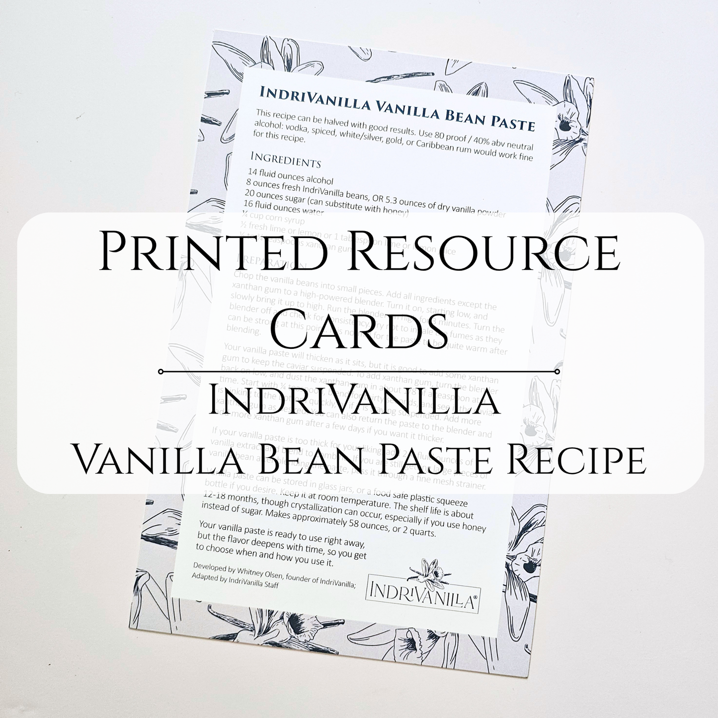 Printed Resource Cards