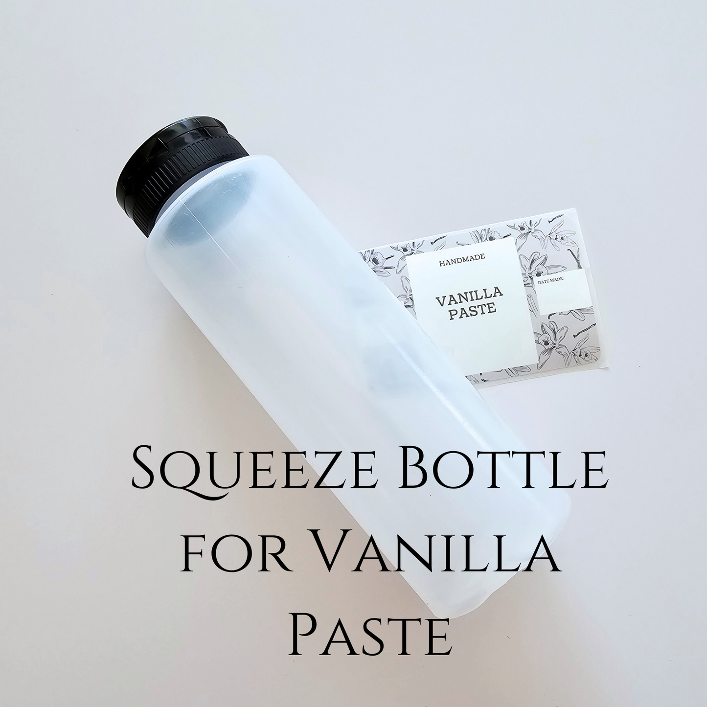 Squeeze Bottle for Vanilla Paste