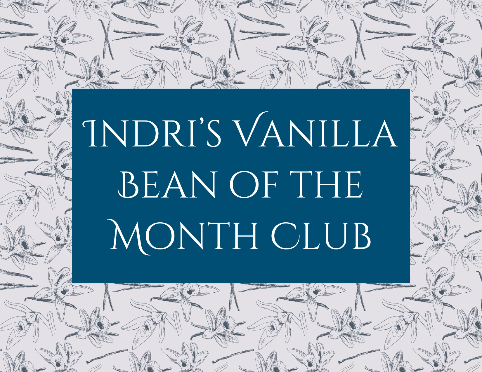 Indri's Vanilla Bean of the Month Club