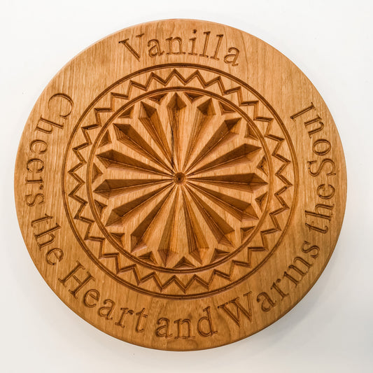 Vanilla Mandala Cheese Board - 8 inch Cherry